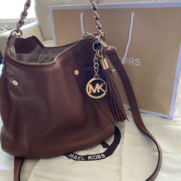 Michael Kors Handbags - Michael Kors Brown Boho Bag